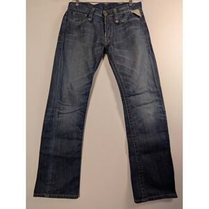 Replay Jeans MV-920A Mens Premium Distressed Button Fly (Actual Size 34x32) EUC